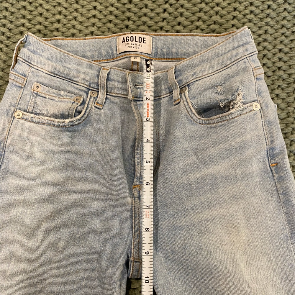 Agolde High Rise Skinny Jeans - Picture 4 of 6